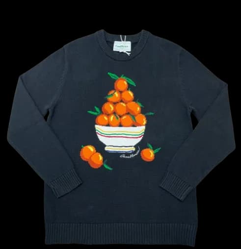 Casablanca Orange Sweater