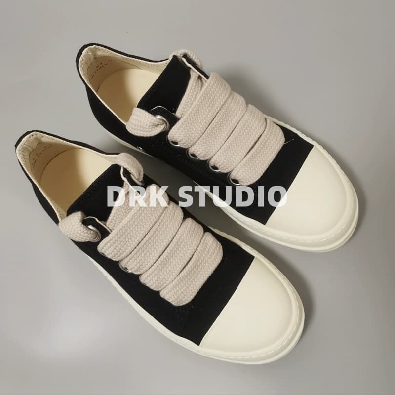 19SS secondary line canvas low-top shoes dark summer men and women couples milky TPU thick-soled shoes