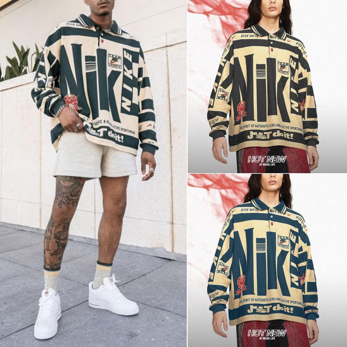 Amazon's hot-selling summer new men's fashion tops shirts men's long-sleeved sweatshirt jackets men's polo shirts