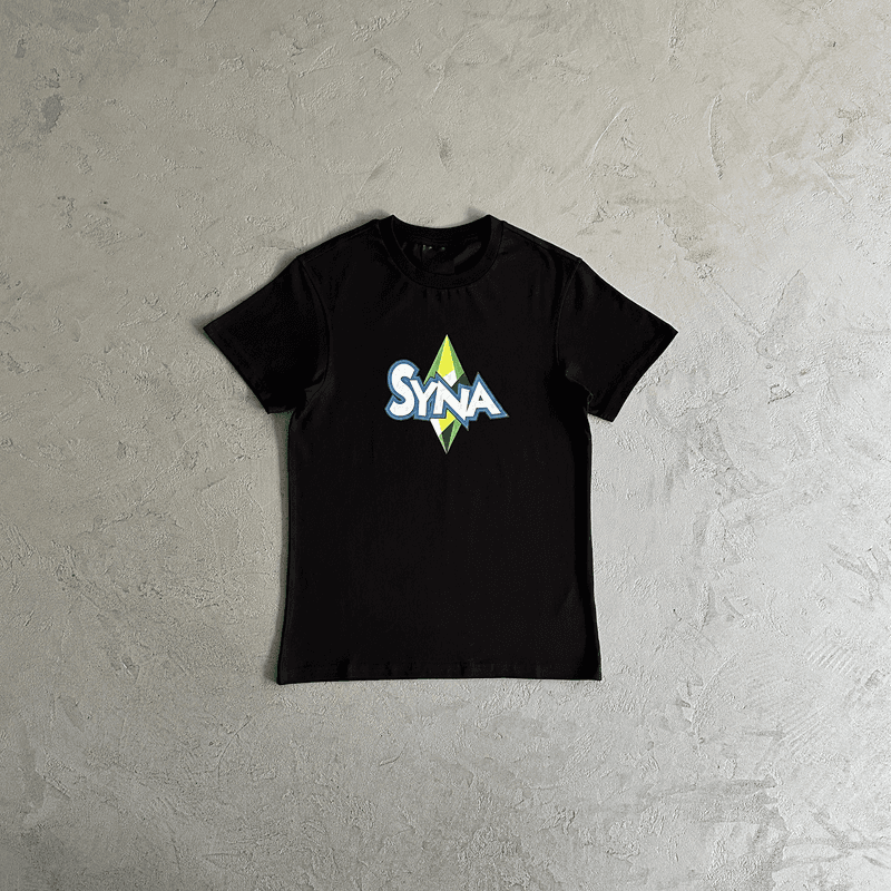 Syna club tee black
