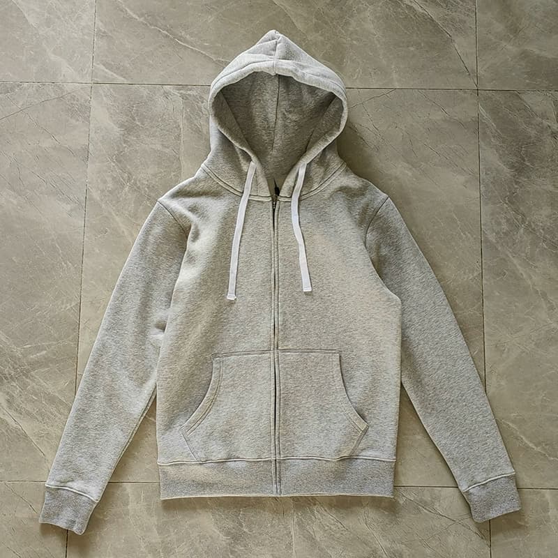 2023 Spring and Autumn Men's Sweatshirt Zipper Hooded Plus Velvet Warm Embroidery Straight Men's Jacket Youth Sports Leisure