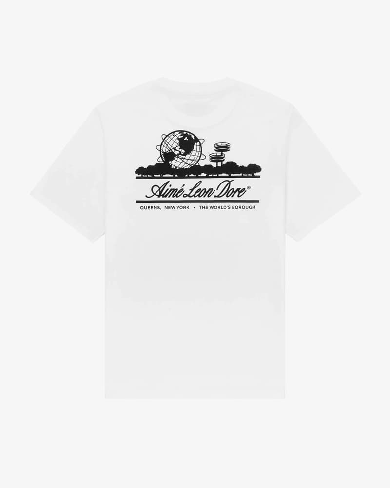 AimeLeoDore New York park Earth instrument classic fashion brand LOGO short sleeve T-shirt VIBE style