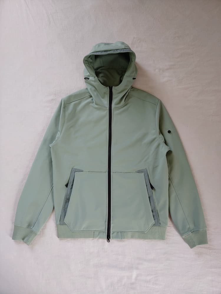 22FW Q0122 SOFT SHELL-R JACKET TOPSTONEY SOFT shell JACKET