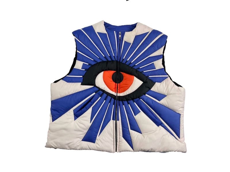 KONOOT new product Eye of Truth vest vest padded jacket men's and women's American trendy jacket autumn and winter