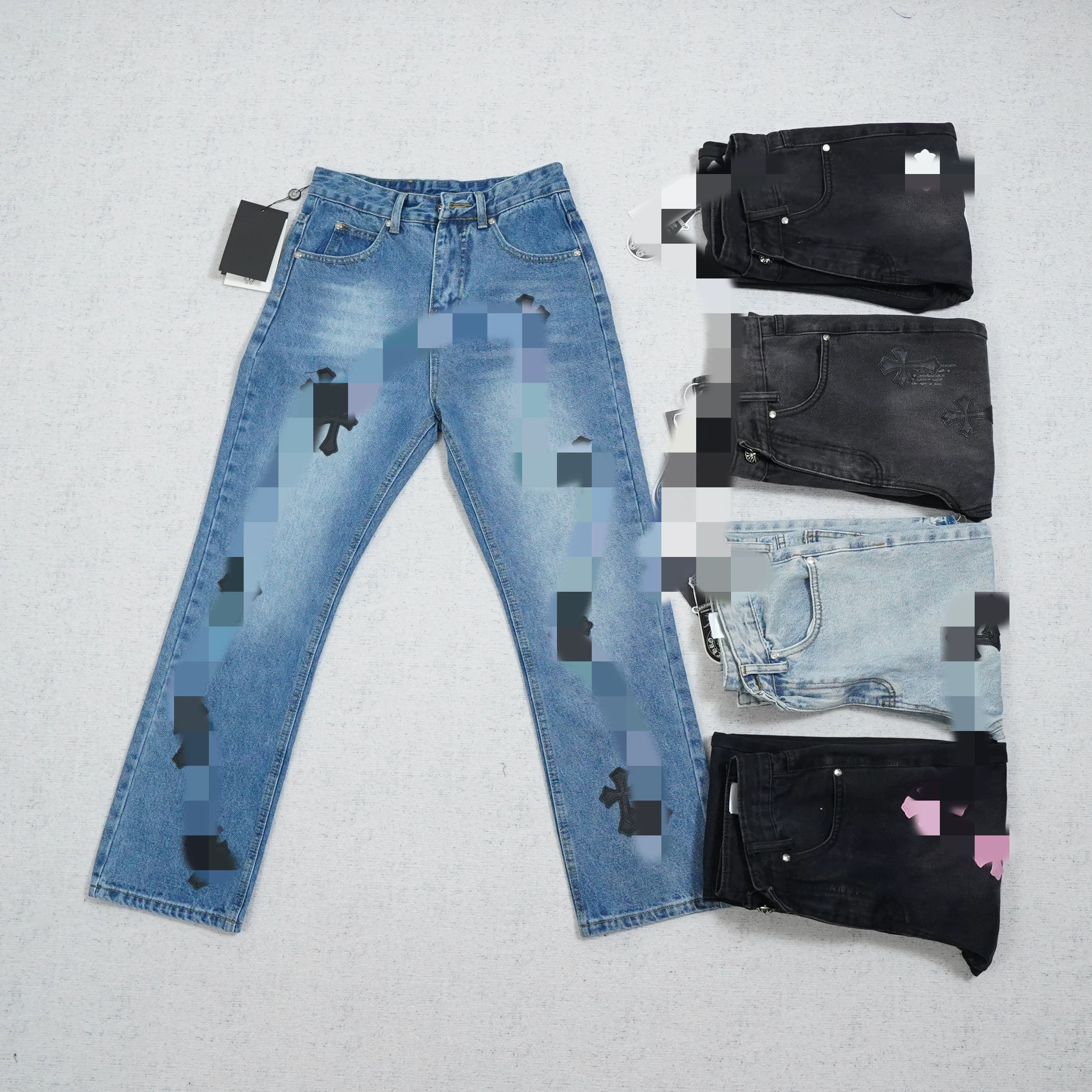 C cross jeans colorless patch high quality