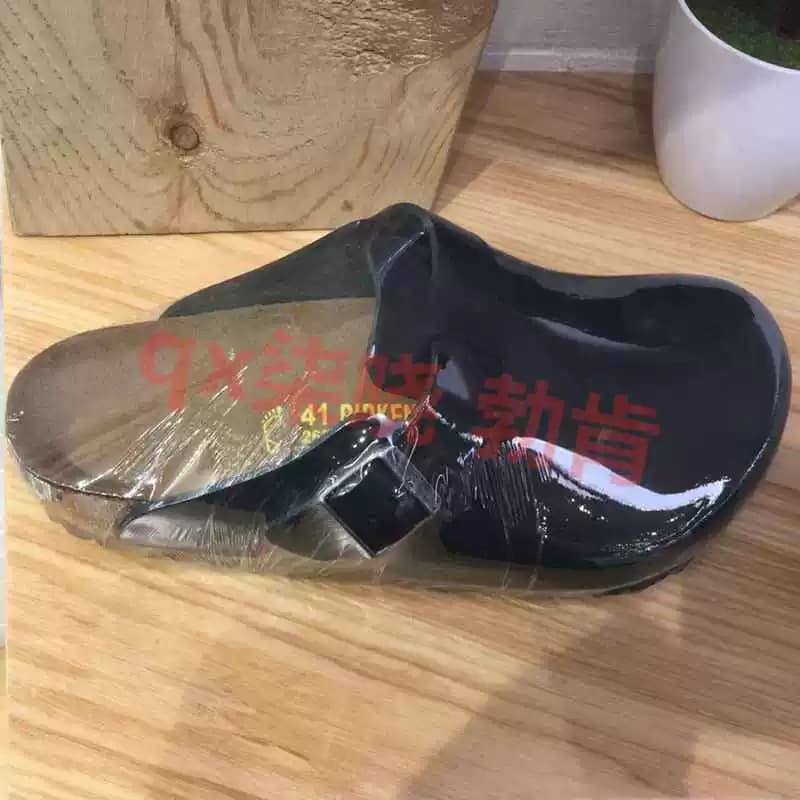 Genuine cork slippers with correct letters Chef shoes men's shoes women's shoes kitchen universal closed toe shoes foreign trade shoes half package