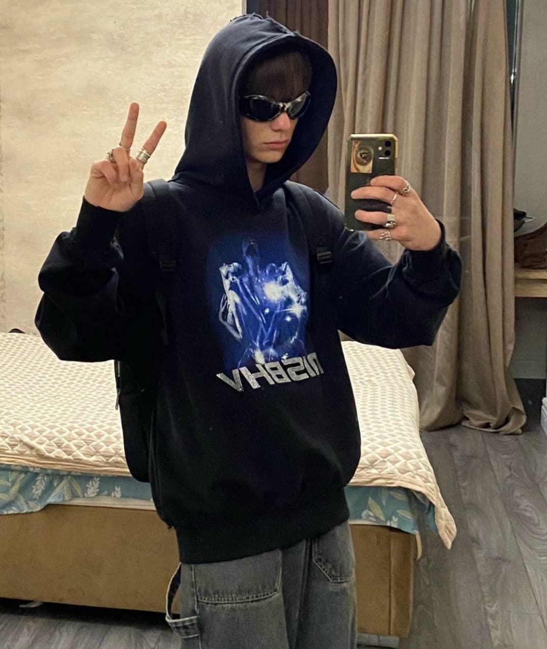 Msbhv 2001 Polizei Print Hoodie 460g