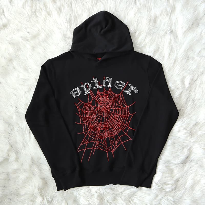 Sp5der 555555 Hoodie logo