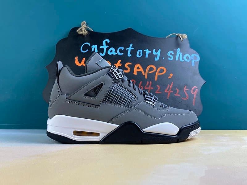 H38K Jordan 4 Retro Cool Grey (2019)-308497 007-return service only for quality problems
