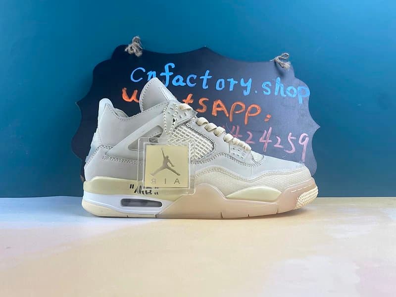 H52CN Jordan 4 Retro OW Sail (W)-CV9388-100