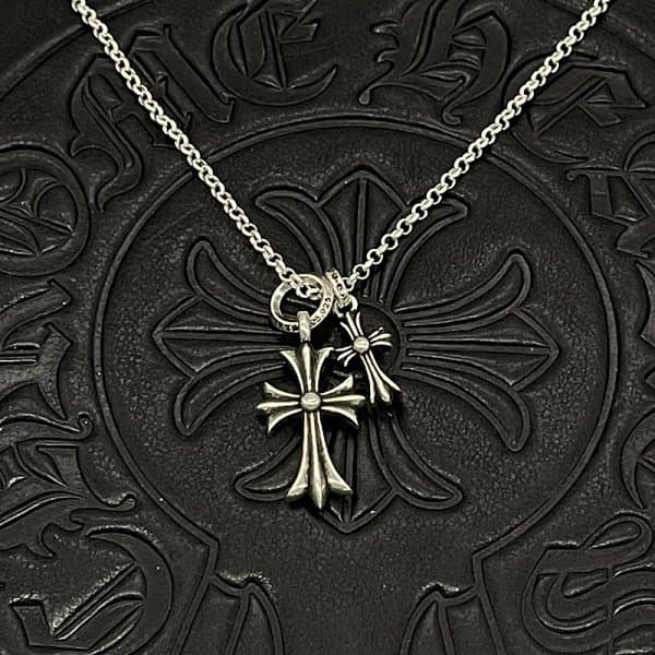 Chrome Hearts Double Cross Ring Pendant (3+ Colorways)