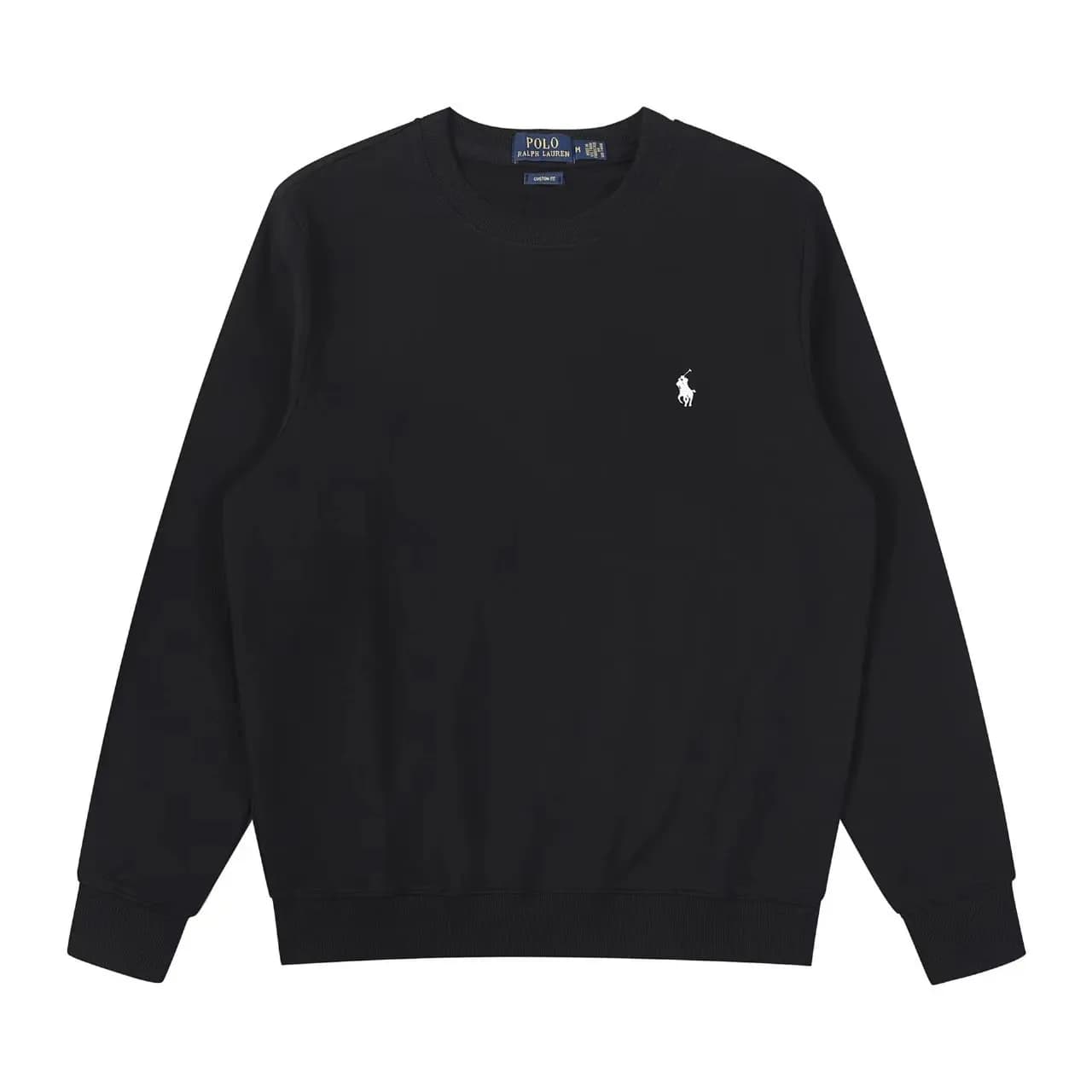 刺绣秋冬圆领卫衣男纯棉薄款套头情侣长袖卫衣上衣ASI (7)