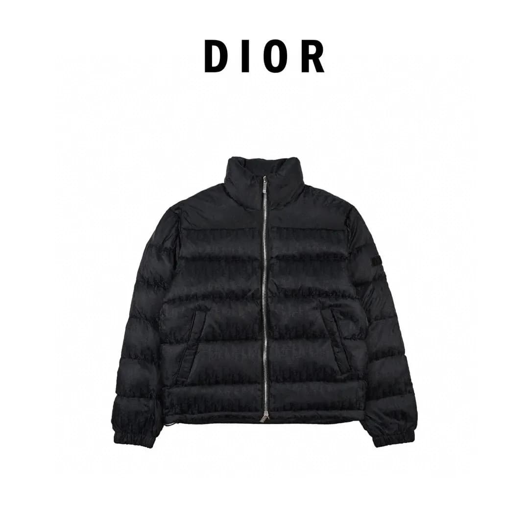 羽绒棉服立领保暖冬季外套老花字母男女情侣同款休闲潮流ASI (21)