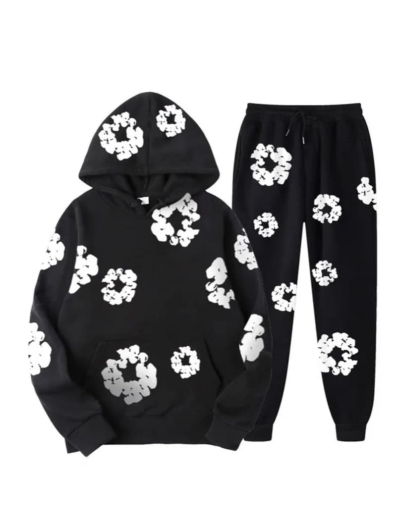 发泡印花宽松卫衣Y2K嘻哈街头装男女套头衫休闲上衣ASI (19)